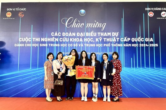 Cuộc thi Nghiên cứu Khoa học, Kỹ thuật cấp Quốc gia 2024 - 2025: Thực nghiệm KHGD khẳng định dấu ấn với với hai giải thưởng